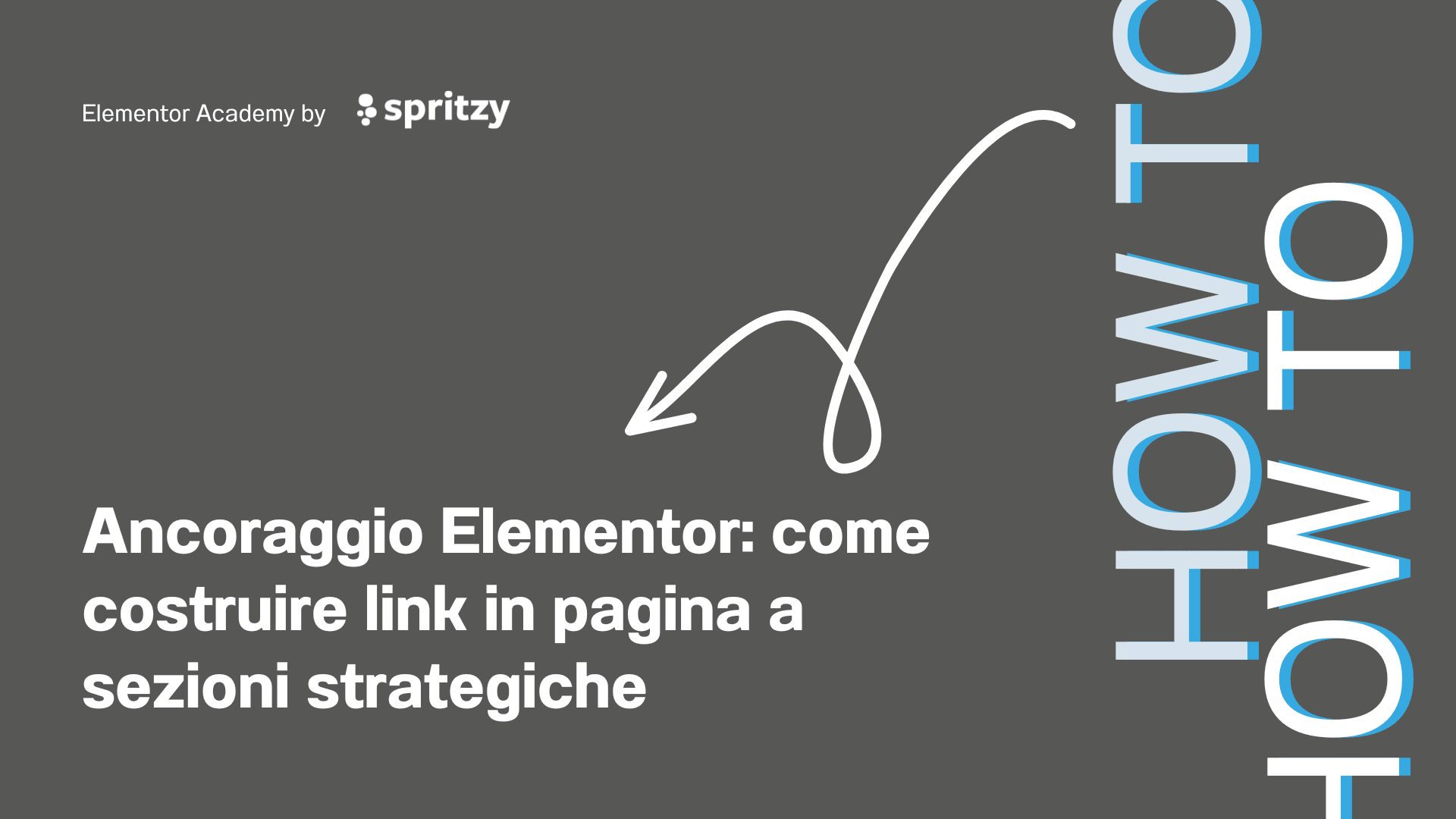 Ancoraggio Elementor_ come costruire link in pagina a sezioni strategiche