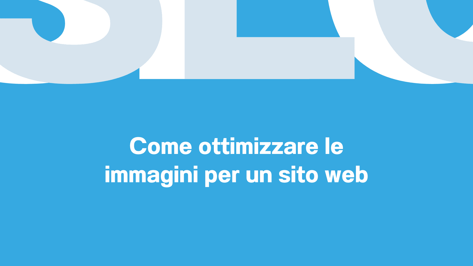 ottimizzare immagini sito web