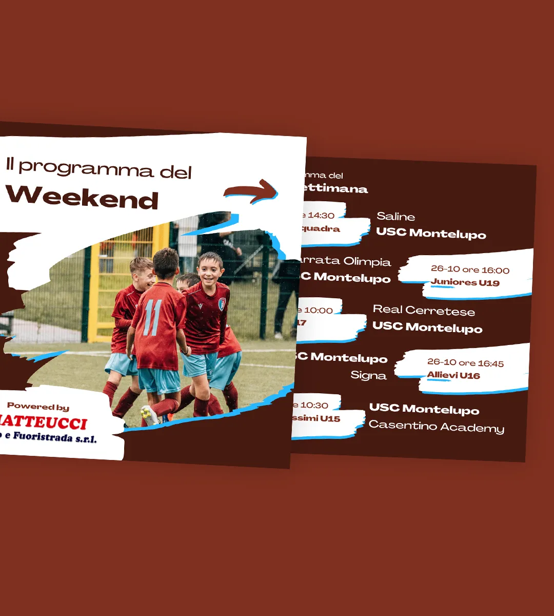 Programma del weekend